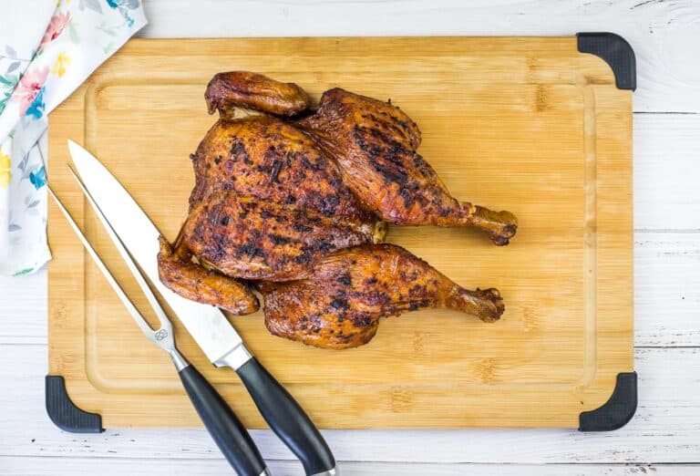 Ninja Woodfire Grill Smoky Whole Chicken - Grill What You Love