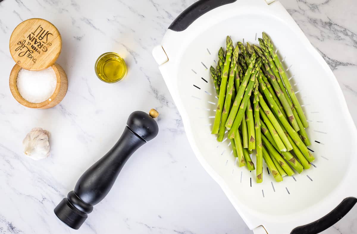 Ninja Grilled Asparagus with Garlic Grill What You Love