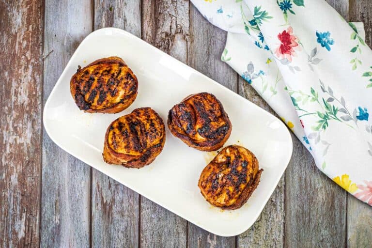 Ninja Woodfire Grill BaconWrapped Chicken Breasts Grill What You Love