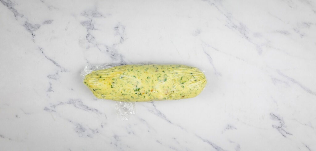 Roll it into a cylinder and refrigerate.