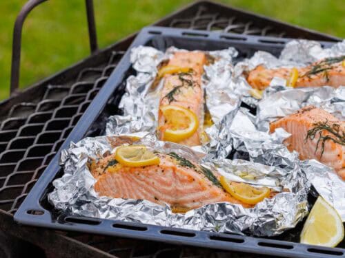 Lemon-Dill Salmon Foil Packets -