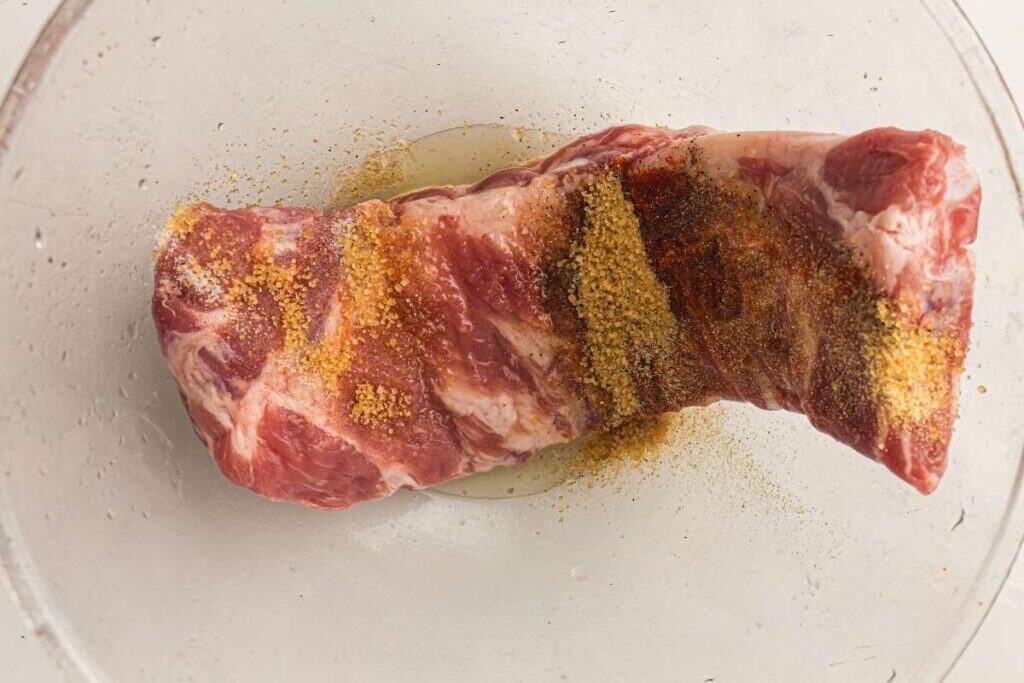 Sprinkle the seasoning mixture generously over both sides.